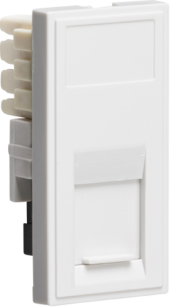 Knightsbridge NETRJ11WH Knightsbridge RJ11 Outlet Module 25 x 50mm (IDC) - White