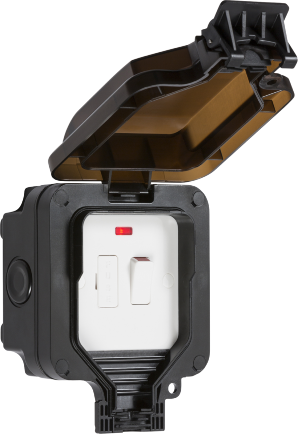 Knightsbridge OP63N Knightsbridge IP66 13A Switched Fused Spur Unit with Neon