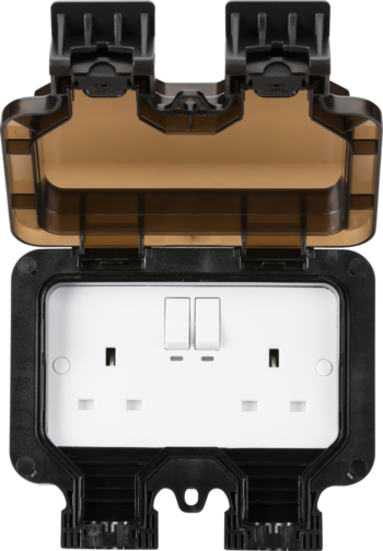 Knightsbridge OP9KW Knightsbridge Smart IP66 13A 2G Outdoor Socket