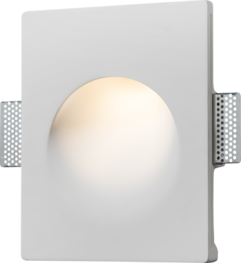 Knightsbridge PWRCC Knightsbridge 230V GU10 35W Recessed Round Plaster Wall Light