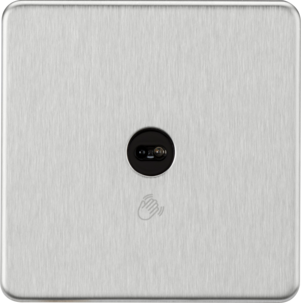 Knightsbridge SFTS1BC Knightsbridge 230V 1G 1-way Touchless Switch - Brushed Chrome