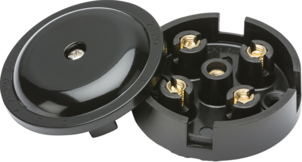 Knightsbridge SN8400B Knightsbridge 5A Junction Box 4-Terminal 59 mm - Black 1