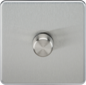 Knightsbridge Screwless Brushed Chrome Switches & Sockets