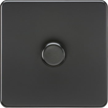 Knightsbridge Screwless Matt Black Switches & Sockets