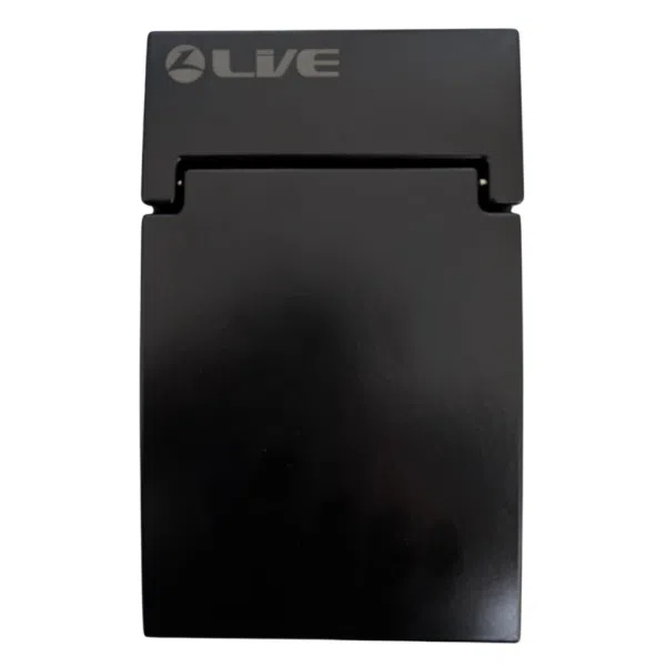 Live Electrical AGU5-SRTC/B IP65 Metal EV Consumer Unit with C40A DP RCBO - Black