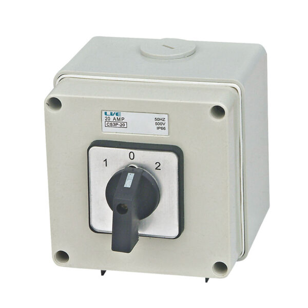Live Electrical CS3P20 Live Electrical 3 Pole 20A Changeover Switch 1