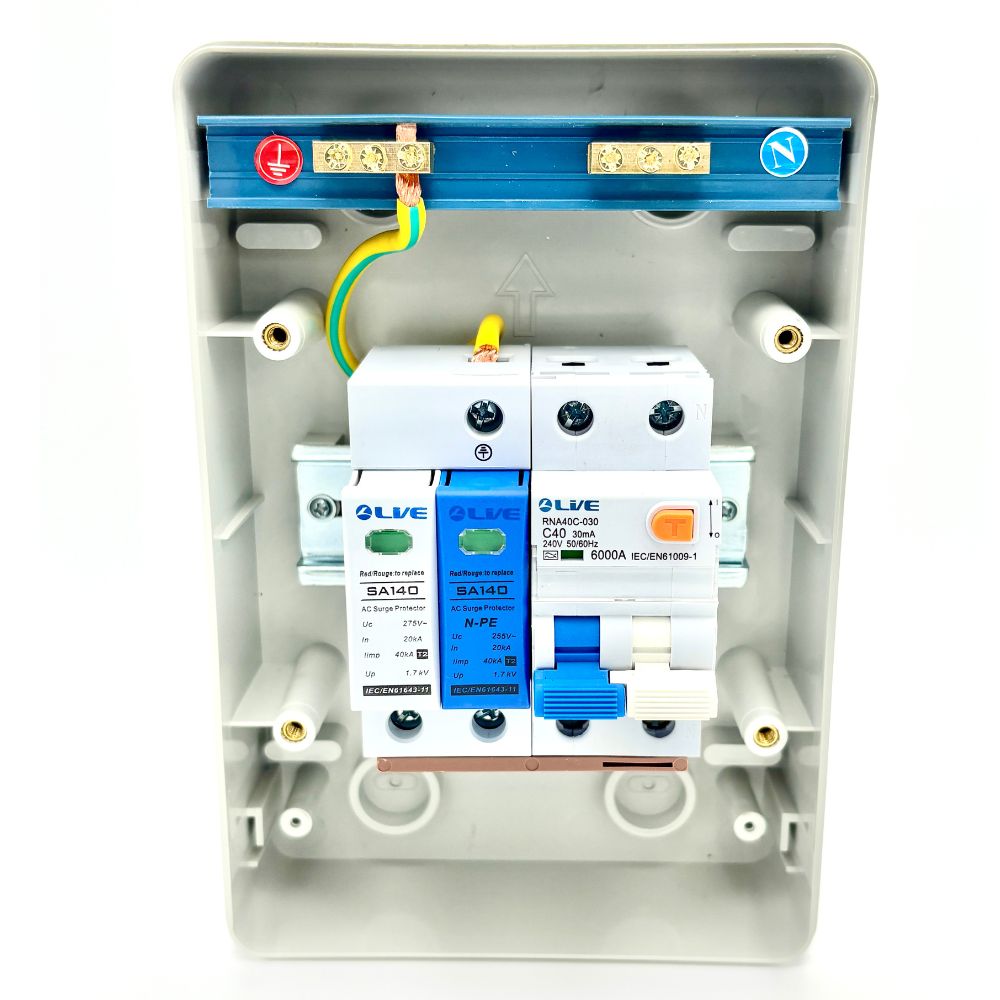 Live Electrical EV Consumer Unit - Open Front