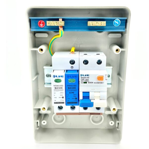 Live Electrical EV Consumer Unit - Open Front