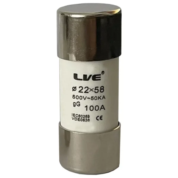 Live Electrical FU100A22 Live Electrical 100A 22x58 Fuse 1