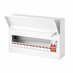 Live Electrical LHMC08/100 Live Electrical 6 Way Metal Consumer Unit with 100A Main Switch 1