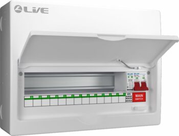 Live Electrical LSMC16M-SP Live Electrical 13 Way SPD Metal Consumer Unit 1