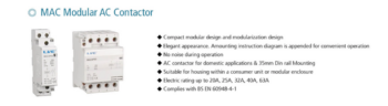Live Electrical MAC2P63 Live Electrical MAC2P63 63A Modular AC Contractor 2 Pole NO 2