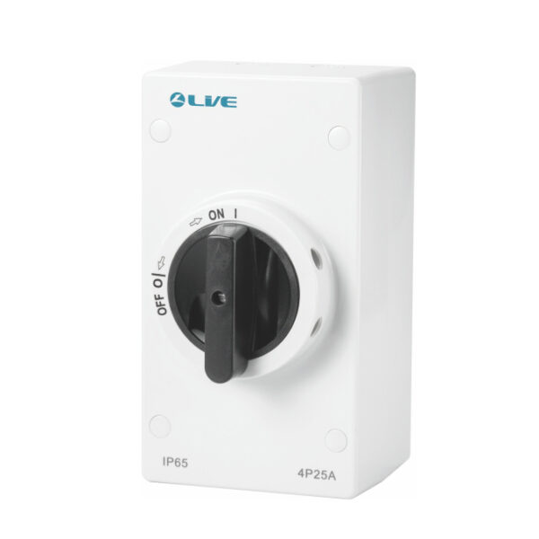 Live Electrical RI25DC Live Electrical 4 Pole 25A DC Rotary Isolator Switch 1