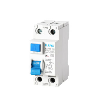 Live Electrical RT280-100 Live Electrical 2 Pole Time Delay 100mA 80A RCD