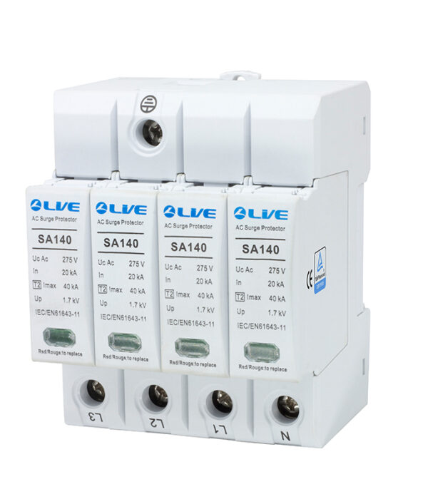 Live Electrical SA420 Live Electrical 4 Pole 10kA/20kA Type 2 Surge Protective Device