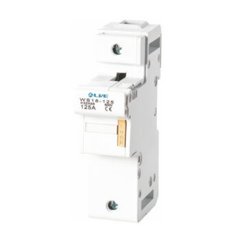 Live Electrical WS18-125 Live Electrical Single Pole 125A Rail Mount Fuse Holder Without Fuse 1
