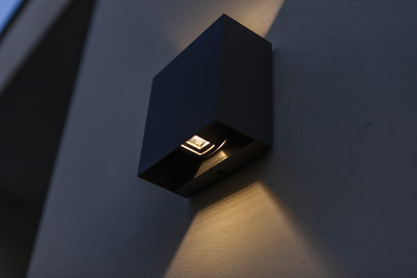 Lutec 5104003012 Lutec - Gemini Beams Wall Light - 3000K - Matt Black 2