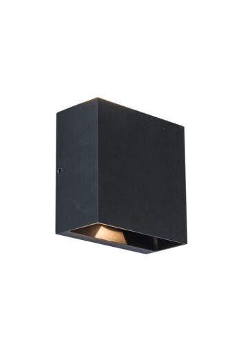 Lutec 5104003012 Lutec - Gemini Beams Wall Light - 3000K - Matt Black 1