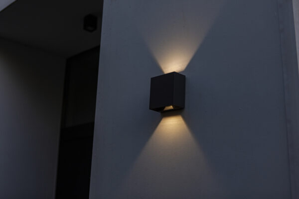 Lutec 5104003012 Lutec - Gemini Beams Wall Light - 3000K - Matt Black 9
