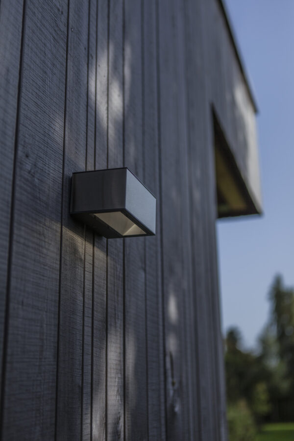 Lutec 5189103118 Lutec - Gemini Wall Light - 4000K Stainless Steel 4