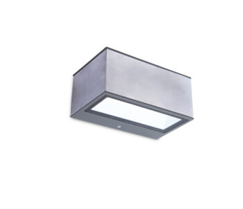 Lutec 5189103118 Lutec - Gemini Wall Light - 4000K Stainless Steel 1