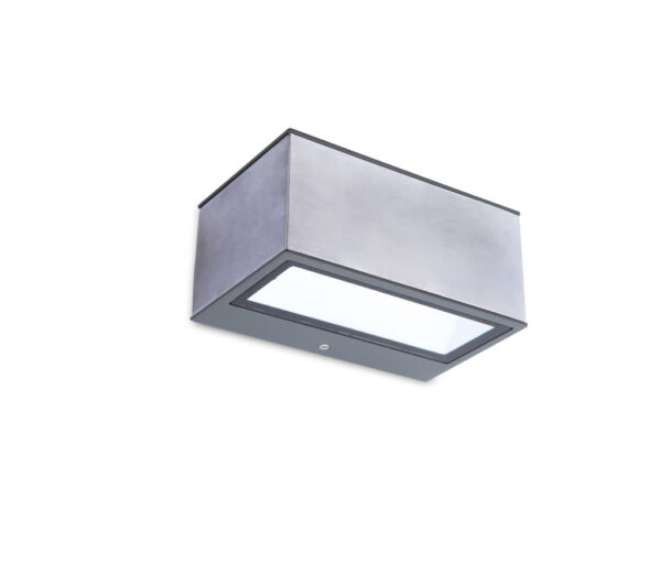 Lutec 5189103118 Lutec - Gemini Wall Light - 4000K Stainless Steel 1