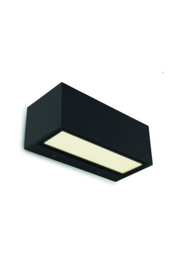 Lutec 5189112012 Lutec - Gemini Wall Light - 3000K - Matt Black 1