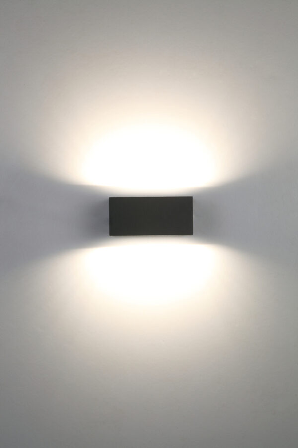 Lutec 5189113118 Lutec - Gemini Wall Light - 3000K Dark Grey 3