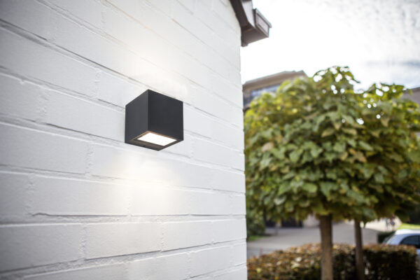Lutec 5189125012 Lutec - Gemini Wall Light - 3000K Matt Black 2