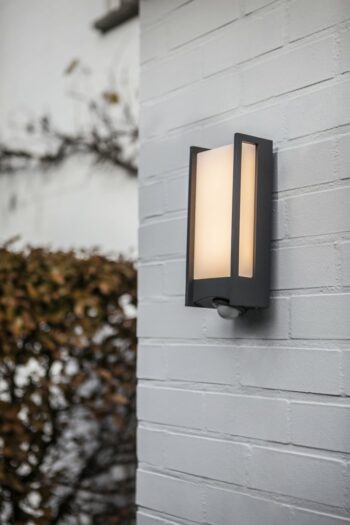 Lutec 5193002118 Lutec PIR Wall Light Qubo 2