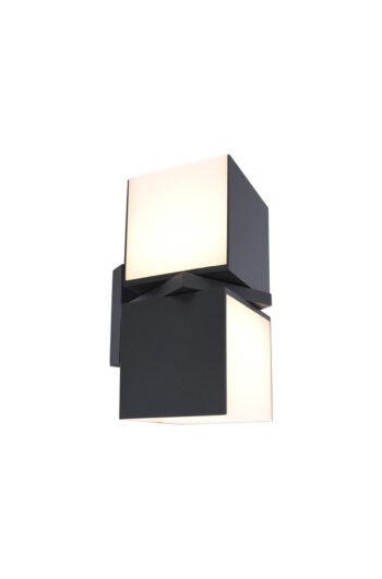 Lutec 5193801012 Lutec - Cuba Wall Light Matt Black Double Rotating Heads 2