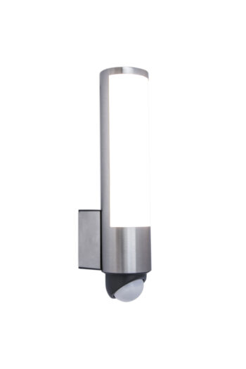 Lutec 5267103001 Lutec - Leda Wall Light - Stainless Steel - 3000K - PIR 1