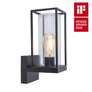 Lutec 5288801012 Lutec - Flair Wall Light - Matt Black (5288801012) 1