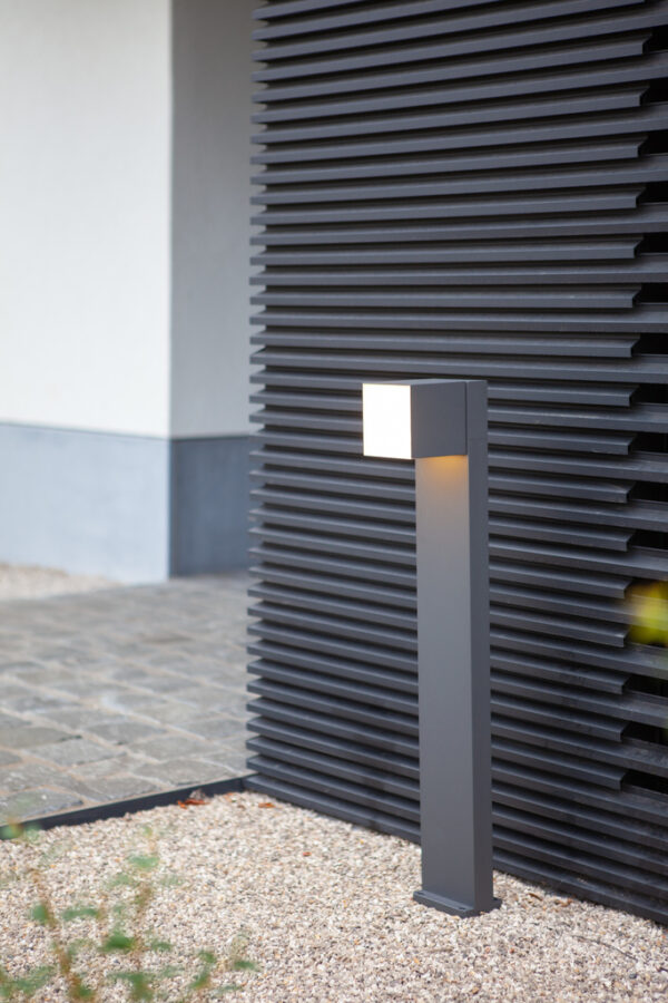 Lutec 7193802118 Lutec - Cuba Pole Light Bollard Dark Grey Rotating Head 3