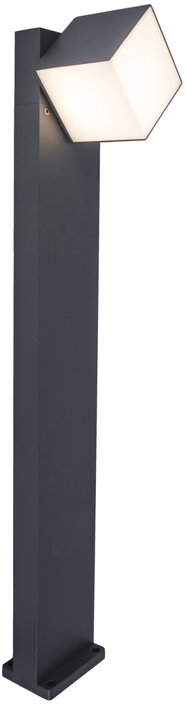 Lutec 7193802118 Lutec - Cuba Pole Light Bollard Dark Grey Rotating Head 1