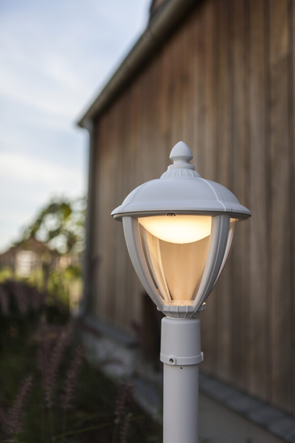 Lutec 7260311030 Lutec - Unite Pole Light - 3000K - Matt White 3