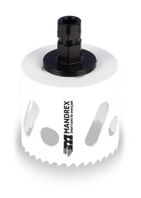 Mandrex MHB4Q025B Mandrex BI-METAL SpeedXcut M42 25mm (1″) with MXqs Adapter 2