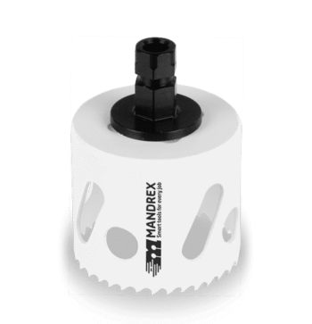 Mandrex MHB4Q025B Mandrex BI-METAL SpeedXcut M42 25mm (1″) with MXqs Adapter 1