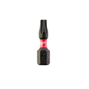 Milwaukee 4932430874 Milwaukee Shockwave Screwdriver Bit TORX TX20 x 25mm Impact Duty - Pack of 2