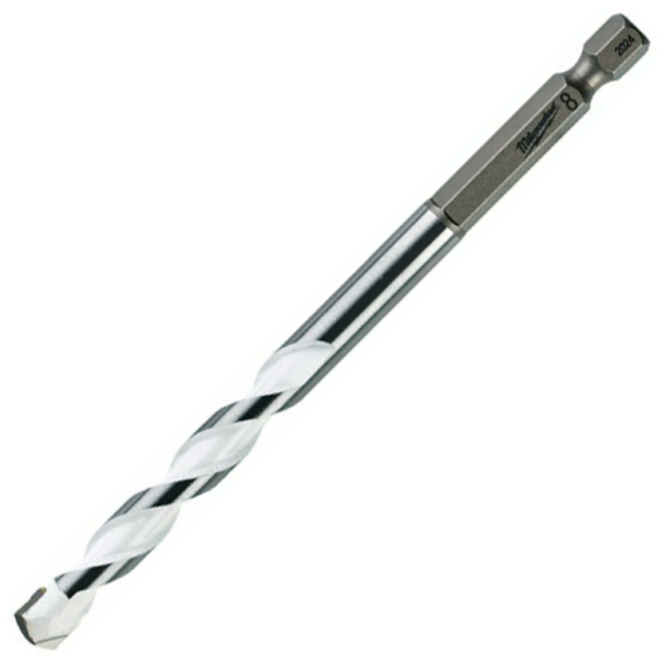 Milwaukee 4932471104 Milwaukee 4932471104 Multi Material Drill Bit Hex Shank - 8x120mm