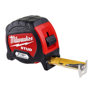 Milwaukee 4932471629 Milwaukee 4932471629 Tape Measure STUD II - 8 m/26 ft Length 33mm Width 2