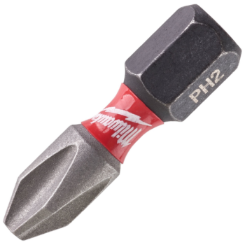 Milwaukee 4932472036 Milwaukee 4932472036 Shockwave Screwdriver Bit Philips PH2 x 25mm Impact Duty - Pack of 2 1