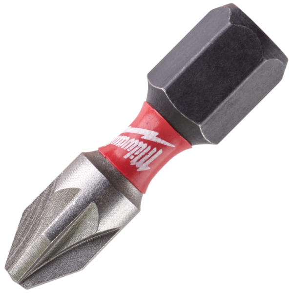 Milwaukee 4932472041 Milwaukee Shockwave Screwdriver Bit Pozidrive PZ2 x 25mm Impact Duty - Pack of 25 2