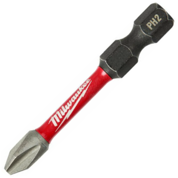 Milwaukee 4932472048 Milwaukee 4932472048 Shockwave Screwdriver Bit Philips PH2 x 50mm Impact Duty - Pack of 10
