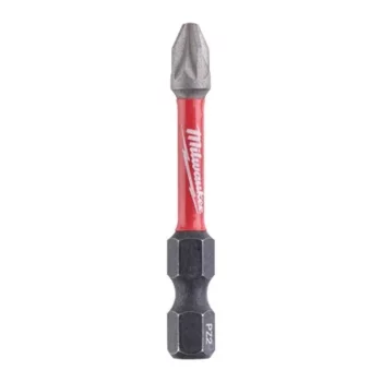 Milwaukee 4932472050 Milwaukee Shockwave Screwdriver Bit Pozidrive PZ2 x 50mm Impact Duty - Pack of 10