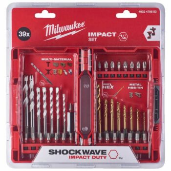 Milwaukee 4932479853 Milwaukee Shockwave Impact Duty Drill & Drive Set - 39 Pcs 2