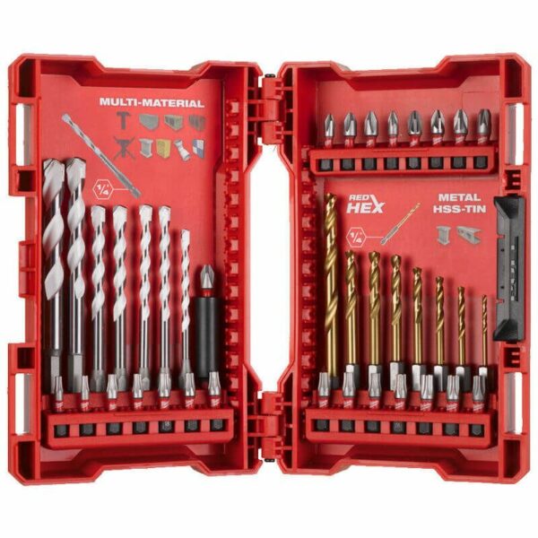 Milwaukee 4932479853 Milwaukee Shockwave Impact Duty Drill & Drive Set - 39 Pcs 1