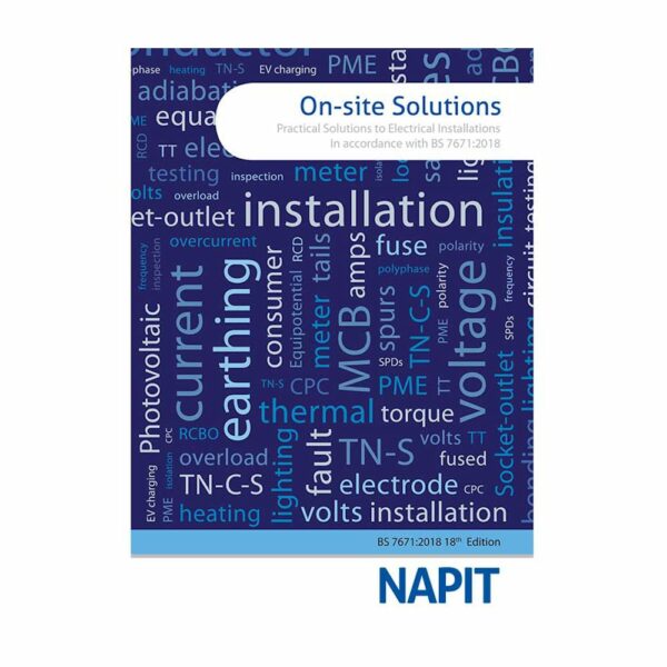 NAPIT 02002900000 NAPIT On-Site Solutions  BS 7671:2018+A2:2022 3