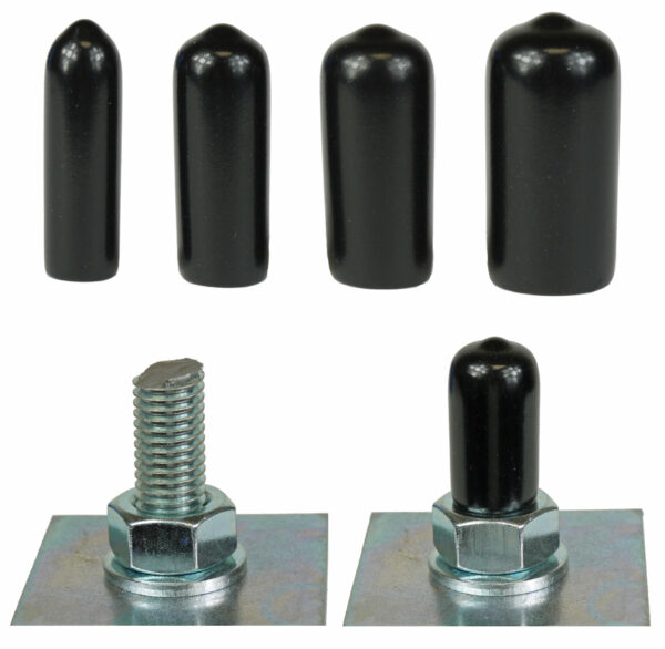 Olympic Fixings 082-010-010 Olympic Fixings Thread Cover Caps - M6 x 25 mm - 50 Pcs