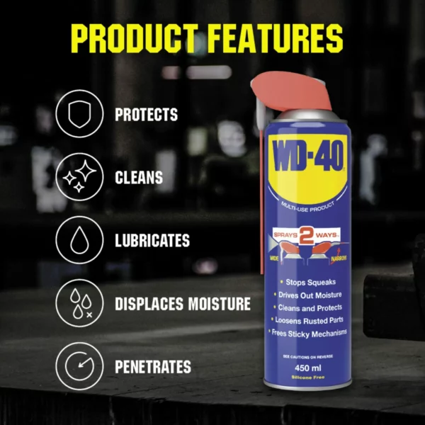Olympic Fixings 237-507-900 WD-40 Multi-Use Smart Straw - 450 ml 3